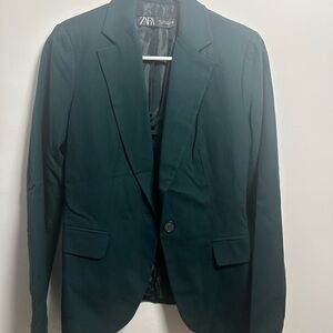 Zara Womens Green Blazer
